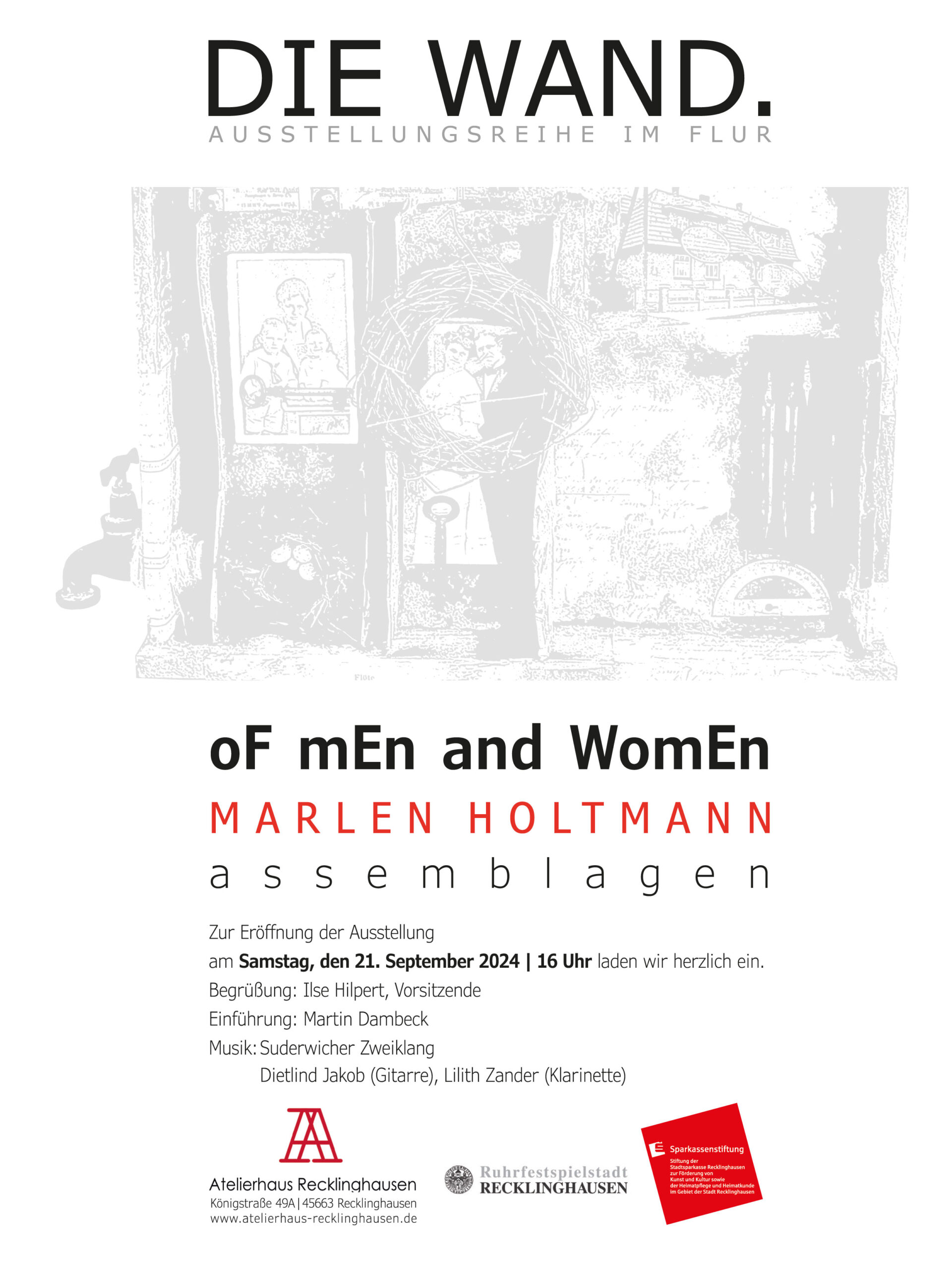 Eröffnung der Ausstellung: Die Wand. oF mEn and WomEn @ Ausstellungsraum Atelierhaus